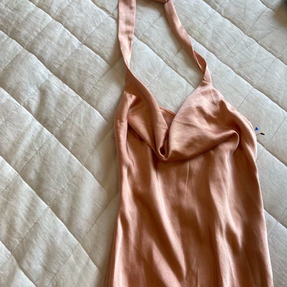 Hello molly Peach Halter Top dress